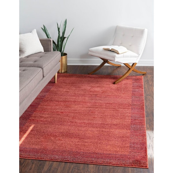 Del Mar Abigail Terracotta 3' 3 x 5' 3 Area Rug