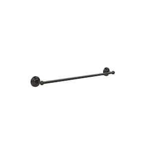 Que New Collection 30 in. Back to Back Shower Door Towel Bar in Oil Rubbed Bronze