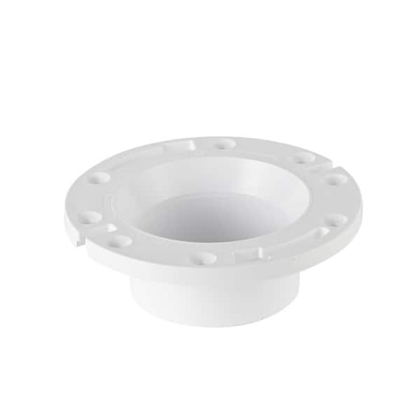 Everbilt 3 in. Outside Fit or 4 in. Inside Fit PVC Open Hub Toilet Flange