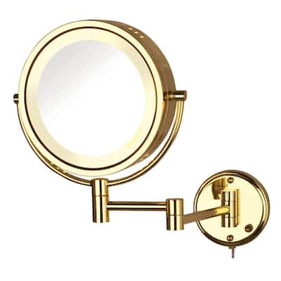 Gold Makeup Mirrors Bathroom, Gold Light Up Vanity Mirror