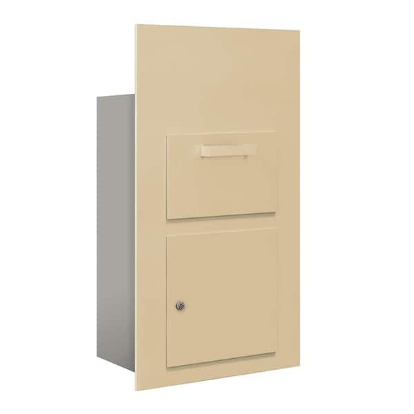 Salsbury Industries 3600 Series Collection Unit Sandstone USPS Front Loading for 6 Door High 4B Plus Mailbox Units