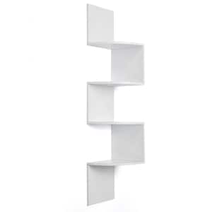kieragrace Provo Corner Shelf, White