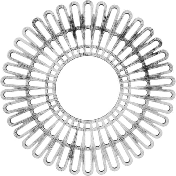 Ekena Millwork 24 in. O.D. x 8-7/8 in. I.D. x 3/4 in. P Cornelius Architectural Grade PVC Peirced Ceiling Medallion