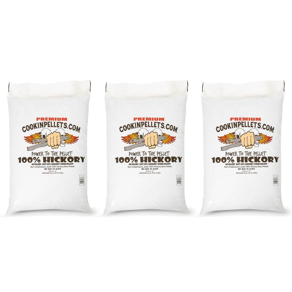 40 lbs. Bags Premium Hickory Grill Smoker Wood Pellets, (3-Pack) price history on PriceWatchPro