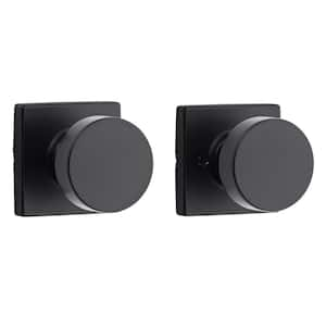 Pismo Square Matte Black Hall/Closet Door Knob