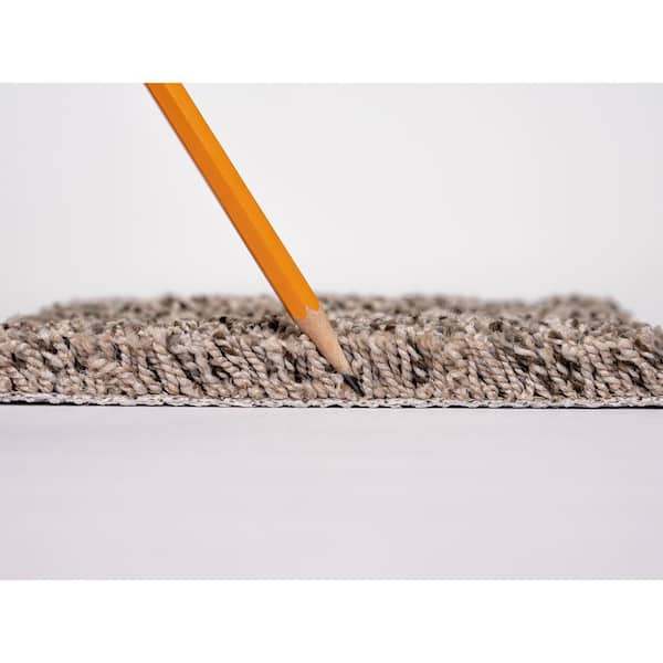 TrafficMaster Otis - Popular - Gray 40 oz. SD Polyester Texture