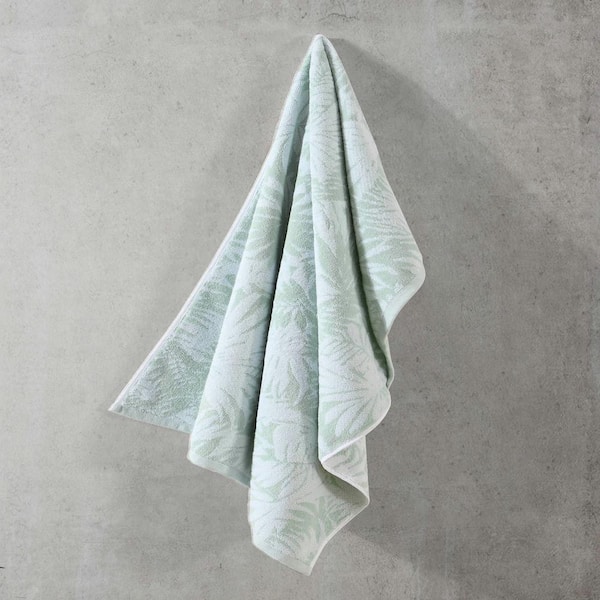 Tommy Bahama Lago Palm 6-Piece Green Floral Cotton Towel Set