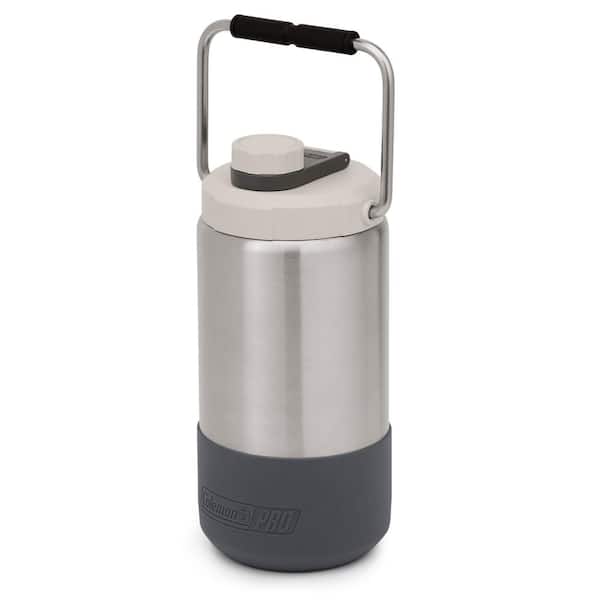 その他 Coleman STEELBELTED JUG Vintage COLEMAN STEEL BELTED 1 Picnic Jug Cooler Silver & White W