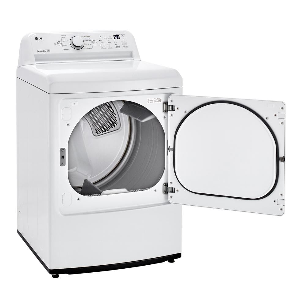 7.3 Cu. Ft. White Electric Dryer with Sensor Dry Technology