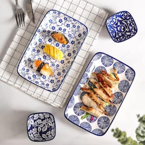 Vicrays Ceramic Dinner Plates Set - Porcelain 10 Inch Flat - View #9