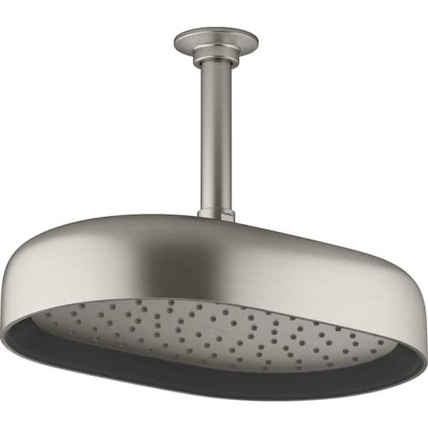 Kohler Statement 1 Spray Patterns With 175 Gpm 10 In Wall Mount Fixed Shower Head In Vibrant 3117