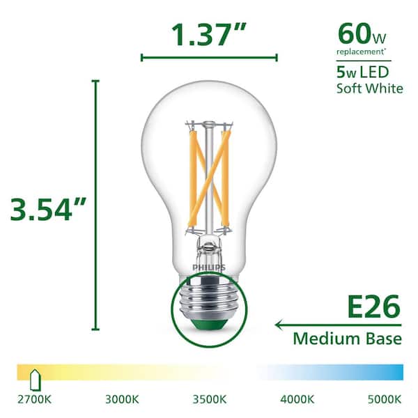 65-Watt Equivalent BR30 Ultra Efficient LED Light Bulb 3000K 1-Pack