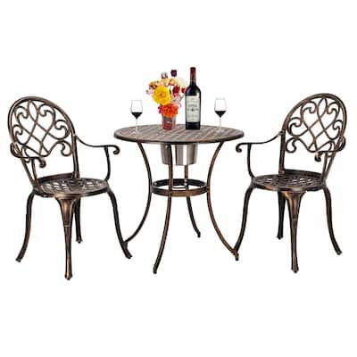 Cast Iron - Bistro Sets - Patio Dining Furniture - The Home Depot