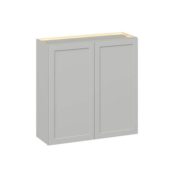Emerson Whisper Gray Wall 2-Door Ready to Assemble Kitchen Cabinet (36 in. W x 36 in. H x 12 in. D)