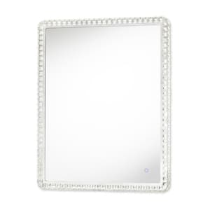 Marilyn 40 in. Chrome Large Rectangular Illuminated Mirror