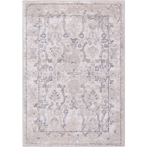 Unique Loom Central Portland Rug, Ivory (2' 2 x 3' 0)