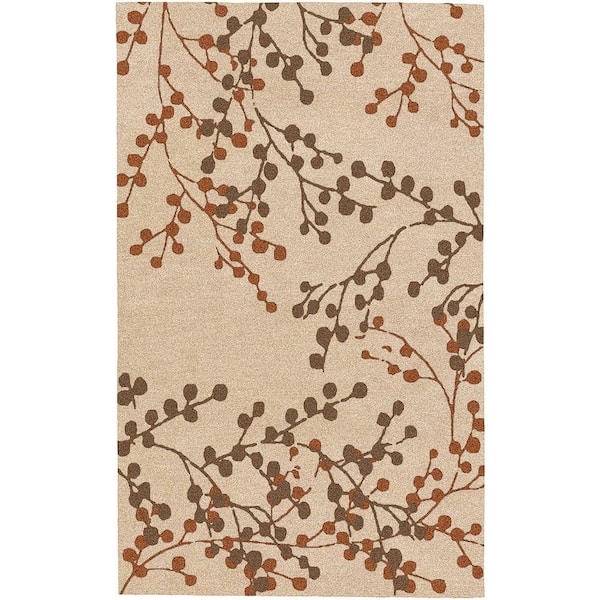 Artistic Weavers Blossoms Beige 4 ft. x 6 ft. Area Rug