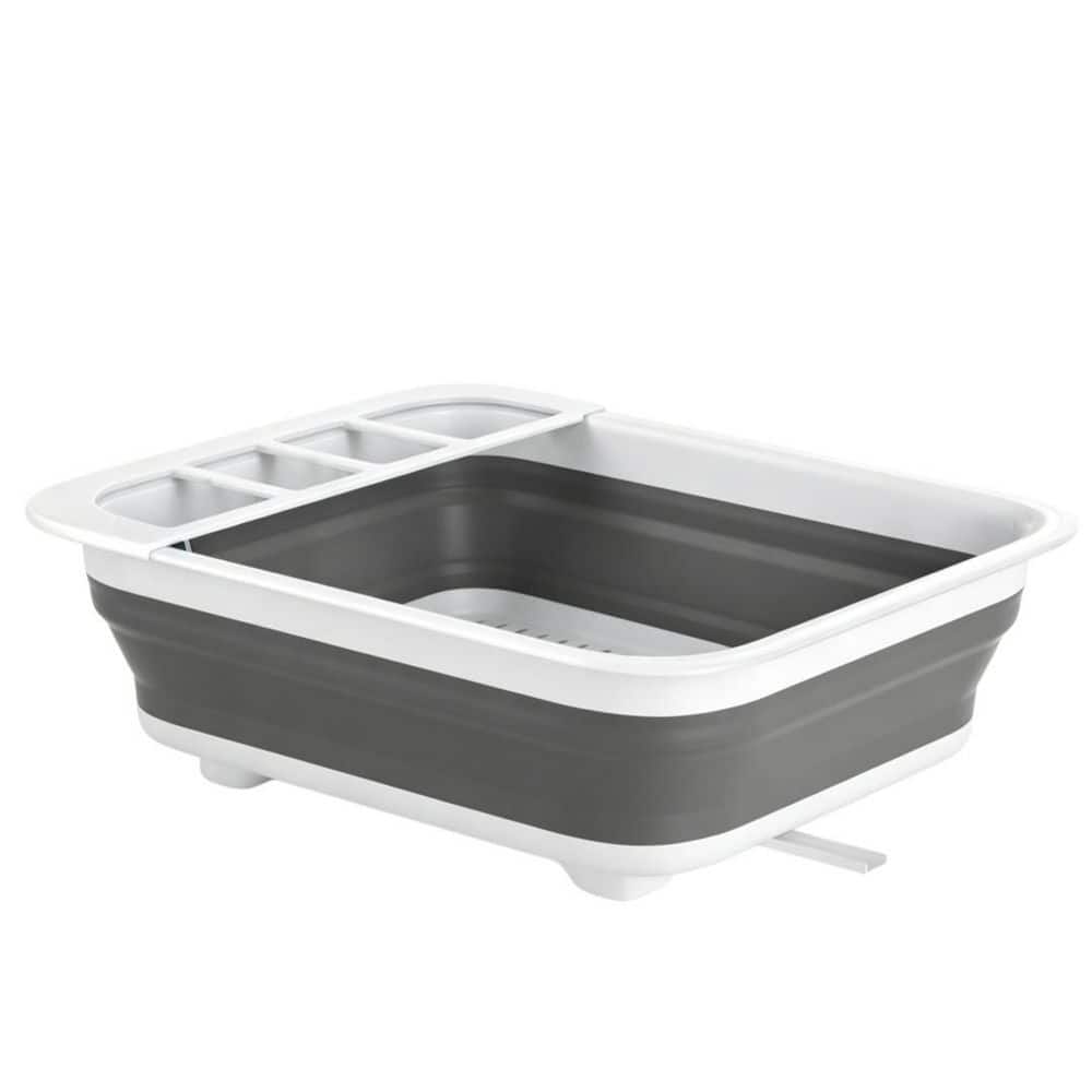 Collapsible Dish Rack for RV Kitchen, Kitchen Countertop, Campers, Travel Trailer and Small Spaces, Grey (1-Pack) price history on PriceWatchPro