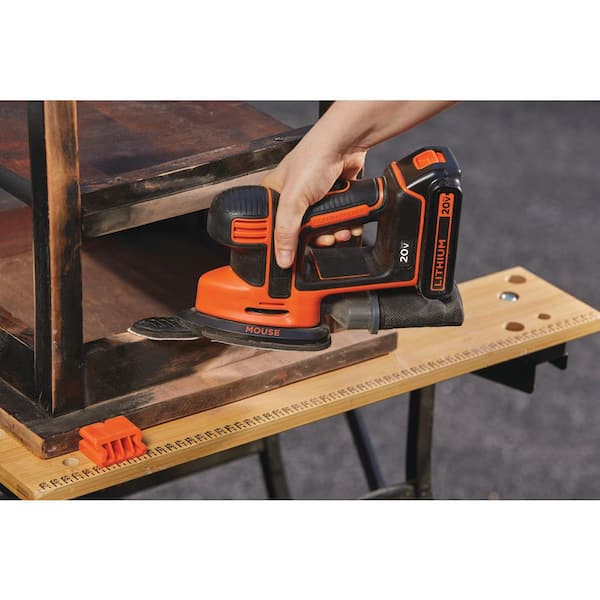 BLACK+DECKER 20V Max Lithium-Ion Cordless Tool Combo Kit with (2) 1.5Ah  Batteries and Charger BD4KITCDCMSL The Home Depot