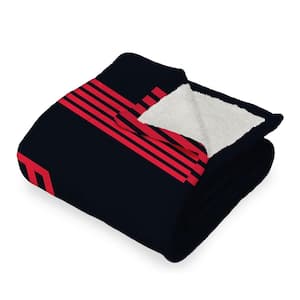 MLB Reds City Connect Silk Touch Sherpa Multicolor Throw