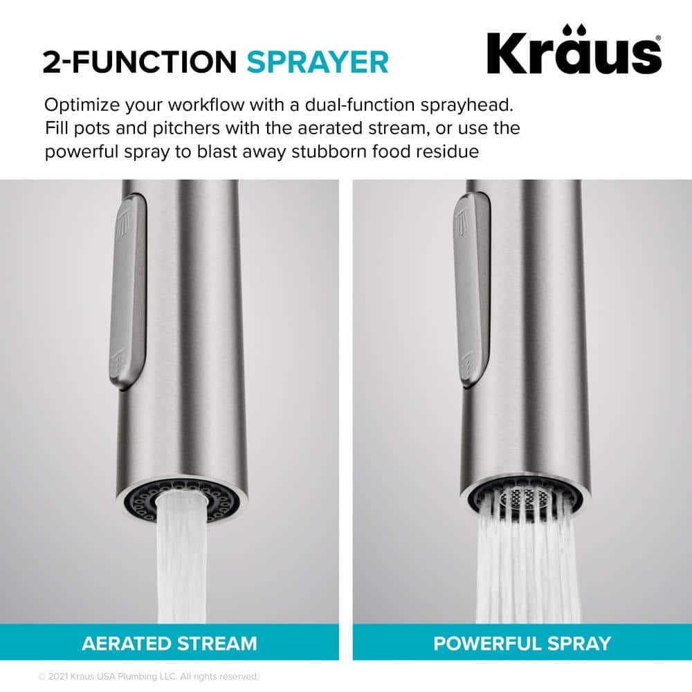Chrome Touch-Control Single-Handle Pull-Down Kitchen Faucet