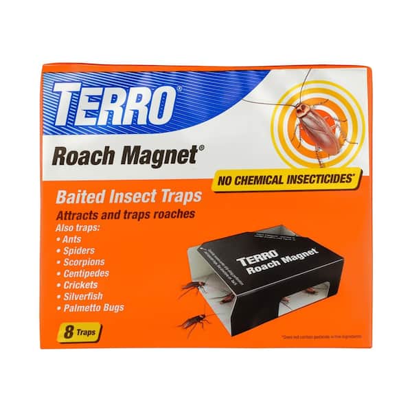 TERRO Roach Magnet Baited Insect Traps (8-Pack) T256-8 - The Home