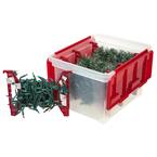 Light Storage Box with 4-Light Wraps in Red (3 per Pack)