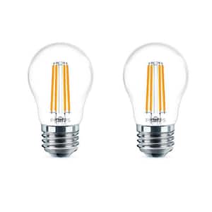 40-Watt Equivalent A15 LED Light Bulb Daylight Globe (2-Pack)
