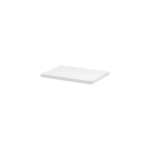 SUMO 17.7 in. W x 11.8 in. D x 0.98 in White MDF Decorative Wall Shelf without Brackets