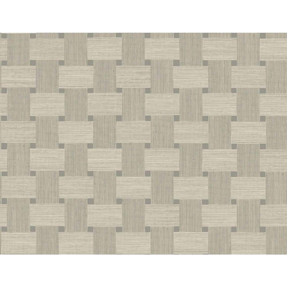 60.75 sq. ft. Yerba Basketweave Embossed Vinyl Unpasted Wallpaper Roll price history on PriceWatchPro