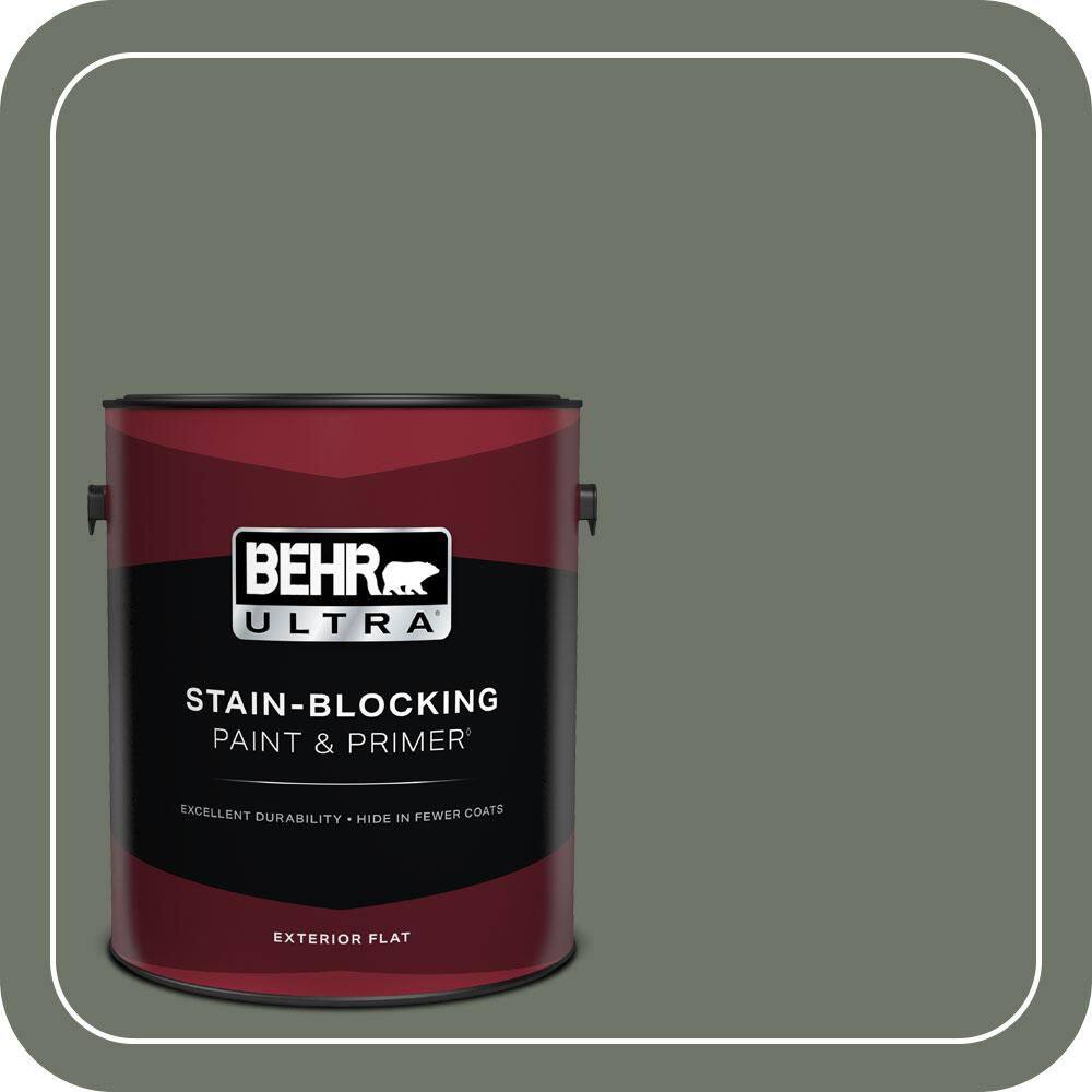 1 gal. #BXC-72 Evergreen Trail Flat Exterior Paint & Primer price history on PriceWatchPro
