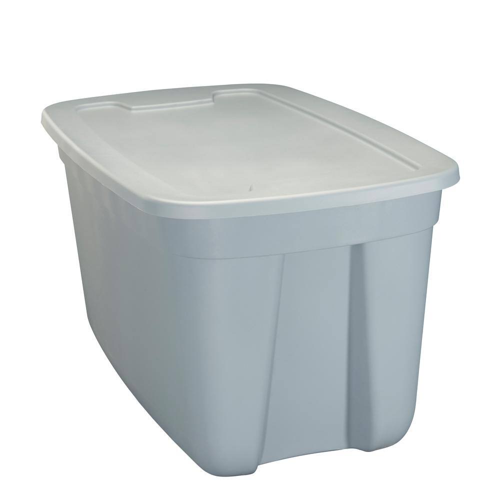 HDX 30 Gal. Tote Blue 2030-4414206 - The Home Depot