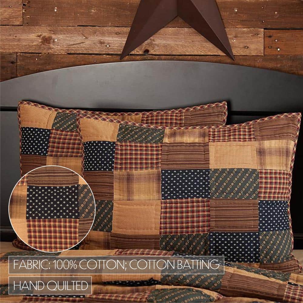 Patriotic Patch Cotton Standard/Queen Sham