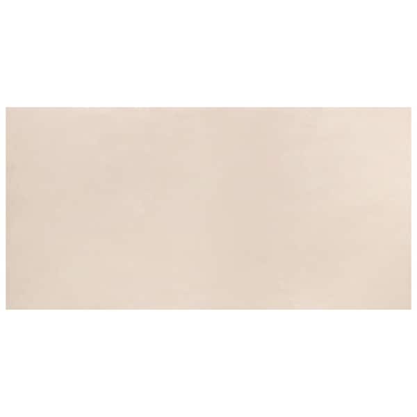 Ivy Hill Tile Terravine White 4 in. x 0.37 in. Matte Porcelain Floor and Wall Tile Sample