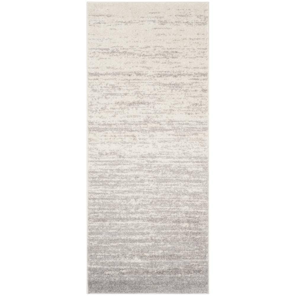 Adirondack Ivory/Silver 2 ft. x 6 ft. Solid Runner Rug price history on PriceWatchPro