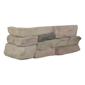 Terrado Bayside Sand Manufactured Stacked Stone Corner (4 sq. ft./Case)