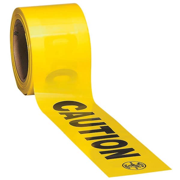 Klein Tools 3 in. x 1000 ft. Caution Tape 58001 - The Home Depot