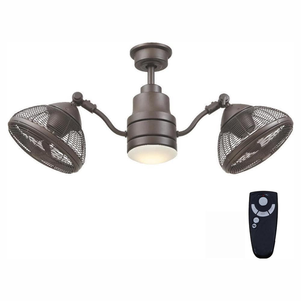 Home Decorators Collection Pendersen 42 in. Integrated LED Indoor/Outdoor Espresso Bronze