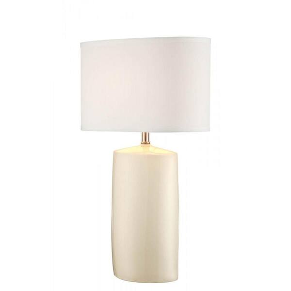 Filament Design 26.75 in. Ivory Table Lamp