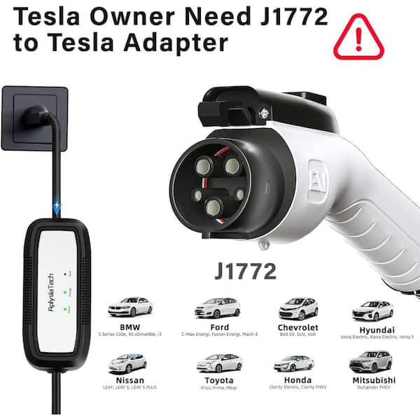 Ahfiwaso 21Ft 110-Volt Portable EV Charger Level 1 15Amp Extension