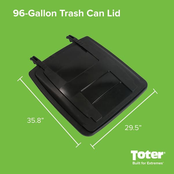 Toter Replacement Lid Kit for 96 Gallon 2-Wheel Trash Can 99796 