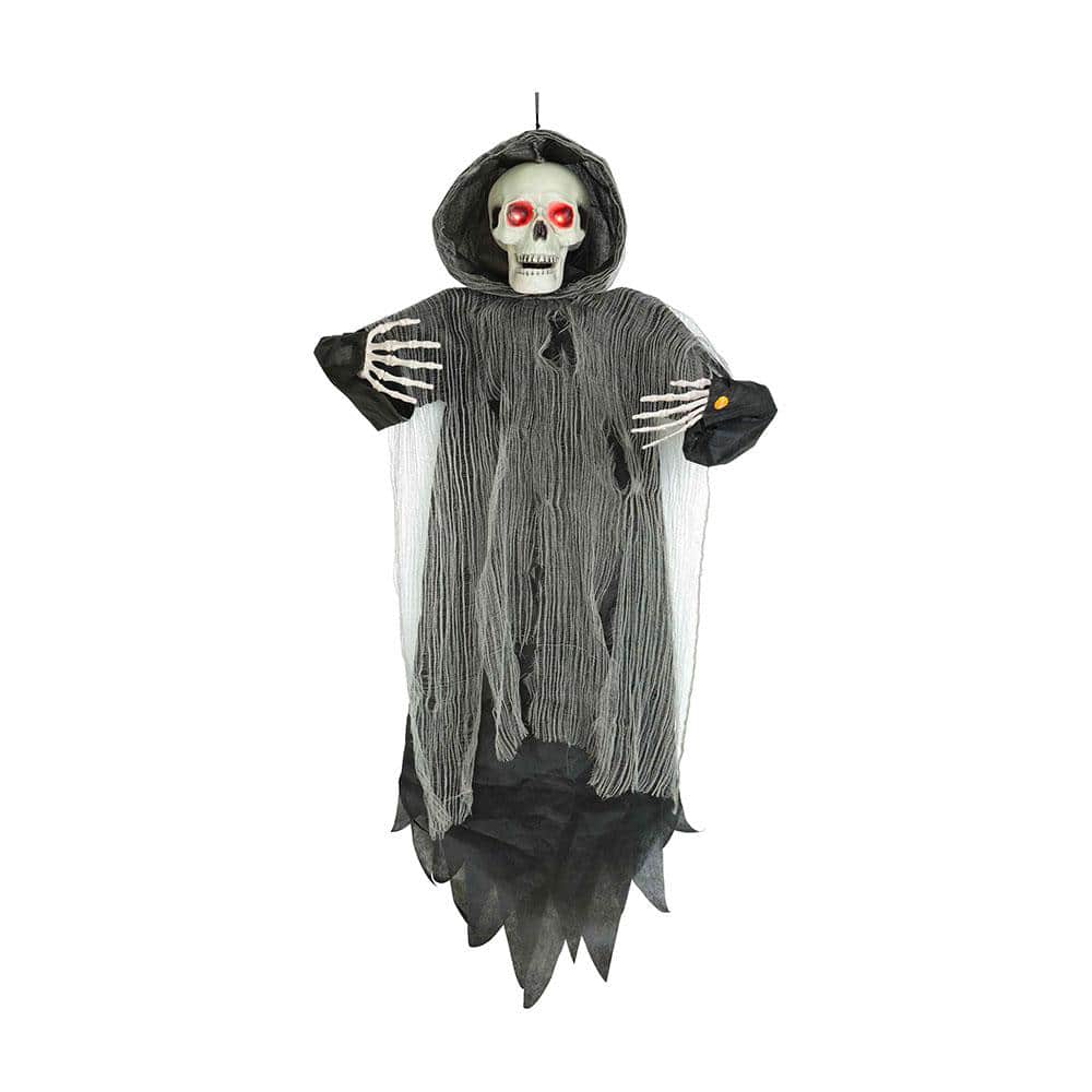 Home Depot Home Accents Holiday 5ft Animated Hanging Grim Reaper
