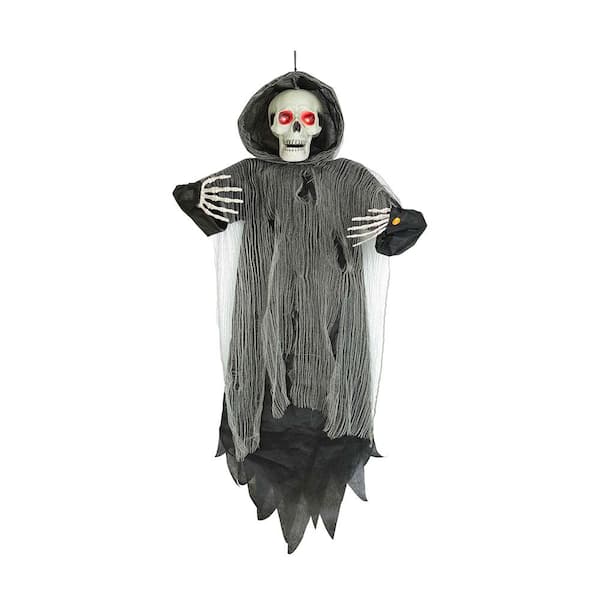 Home Accents Holiday 48 in. Animated Hanging Reaper