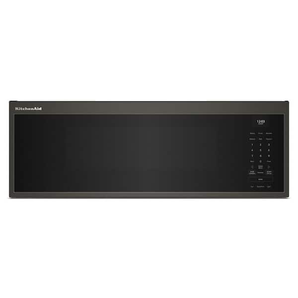 1.1 cu. ft. Black Ore Electric 1800 watts Microwave Hood Combination 600 Exhaust CFM with Dual Fan Ventilation