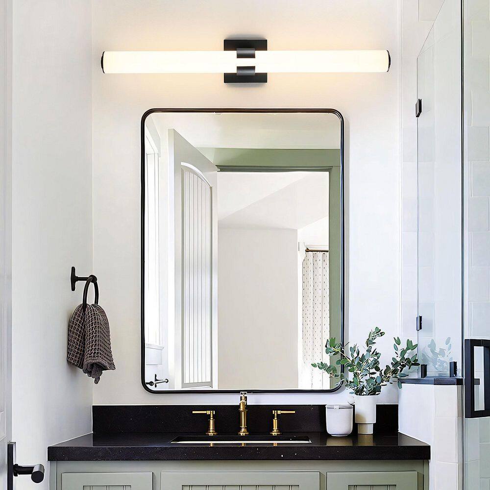 39 in. 1-Light Black LED Vanity Light Bar Dimmable 36W Wall Sconce Modern Bathroom Light Fixture with 3000K Warm Light price history on PriceWatchPro