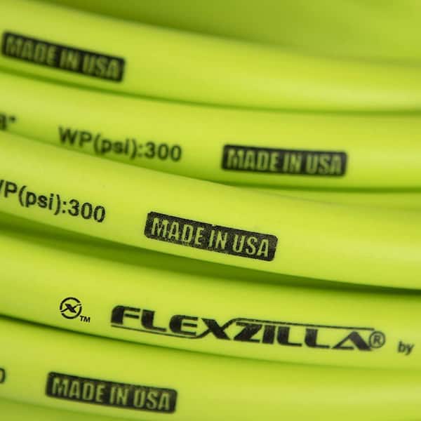 Flexzilla 3/8 in. x 50 in. 1/4 in. Red Air Compressor Kit