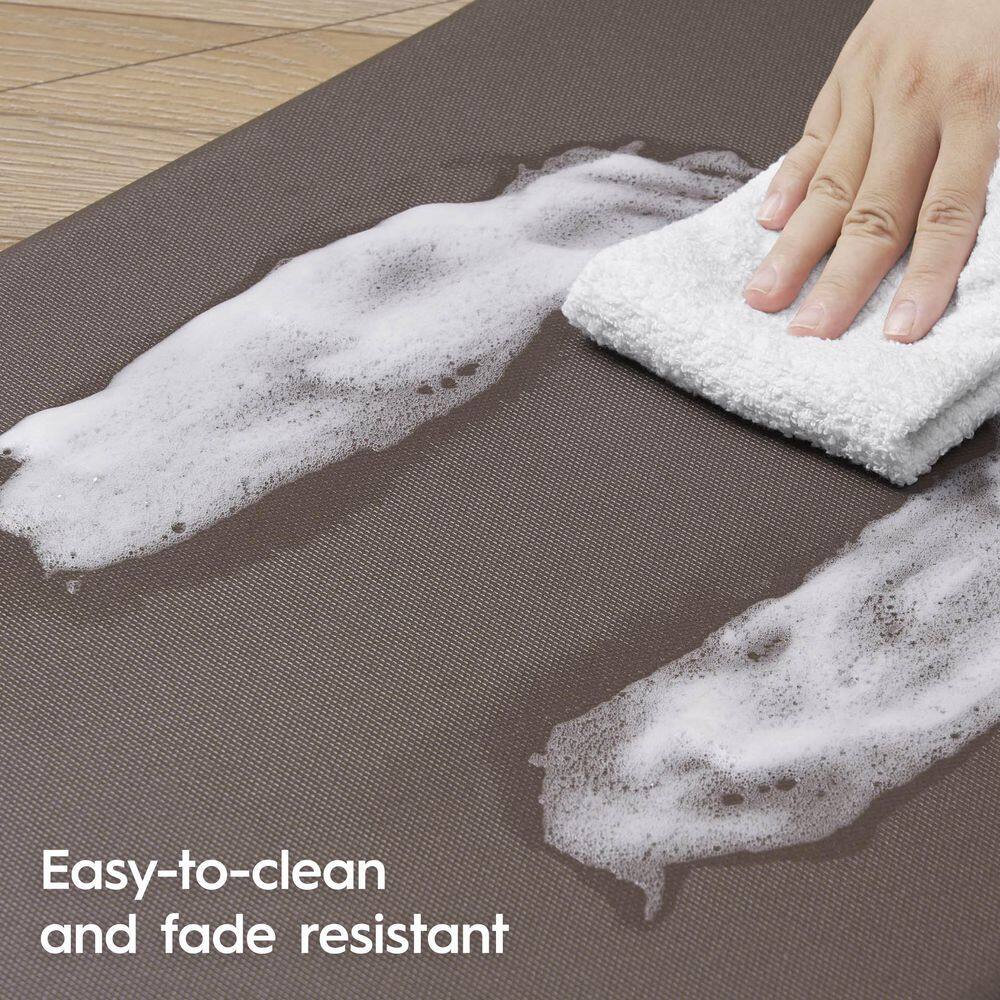 Navy Floral Anti-Fatigue Comfort Mats Set