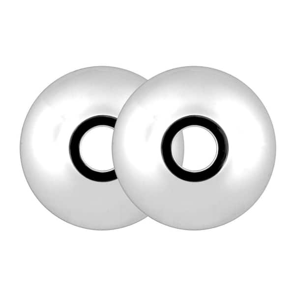 Oatey 1/2 in. Copper Tube Size Flange Escutcheon Plate in Chrome-Plated Steel (2-Pack)