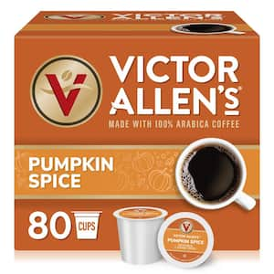 Pumpkin Spice Flavored Coffee Medium Roast Single Serve Coffee Pods for Keurig K-Cup Brewers (80 Count)