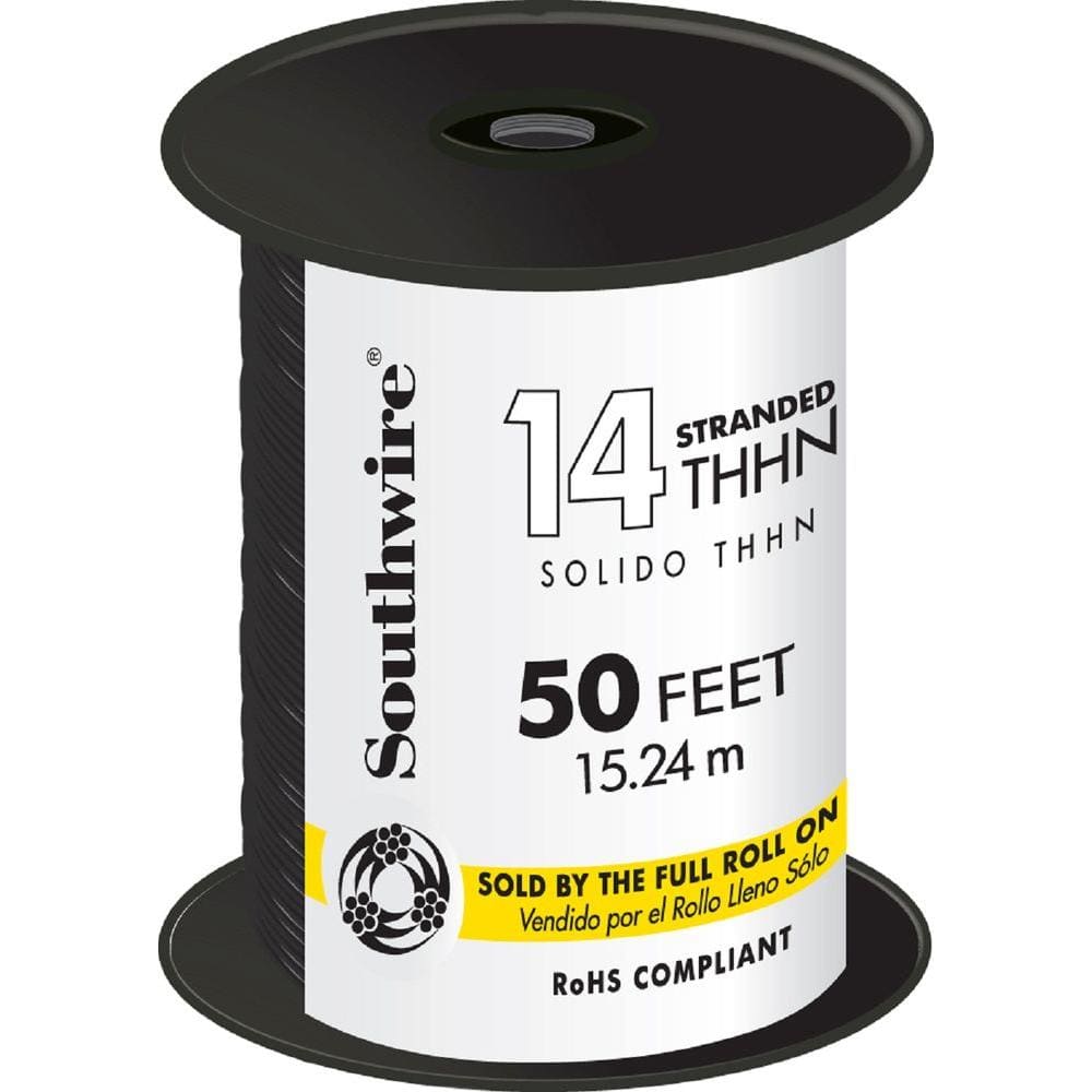 Details about   14 Gauge THHN SuperioEssex Solid Core Insulated Wire 50 Feet Gas & Oil Resistant 